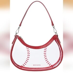 Transparent Baseball Shoulder Bag